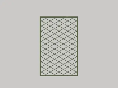 Window grille Free 3D model