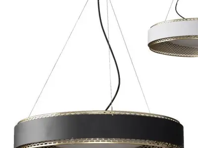 3D model of fashionable chandelier 3D model