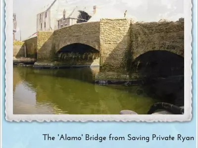 Stone bridge with four triangular pillars 2 - Modern WW2 WW1 Wor 3D print model