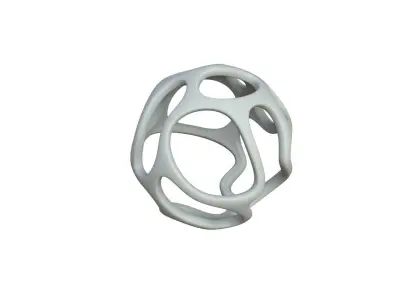 SciFi Cube Object No 27183 Low Poly Shape Texture