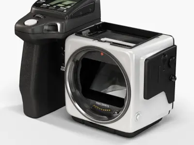 Hasselblad H5X Body DSLR camera Low-poly 3D model