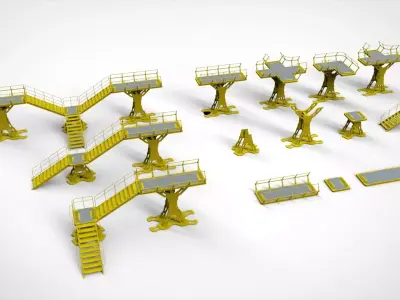 Sci Fi Modular Environment 8 3D model