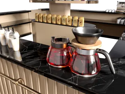 CAFE BAR NO10  A 3D model