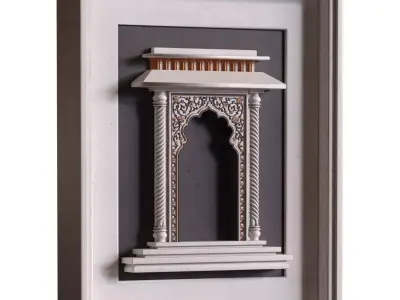 arabic 3d frame element set 807 3D model