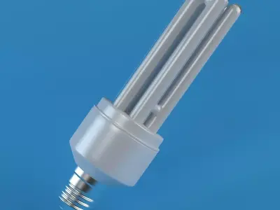 Energy Saver Lightbulb I 3D model