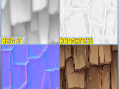 Stylized Roof Seamless Texture Texture 7