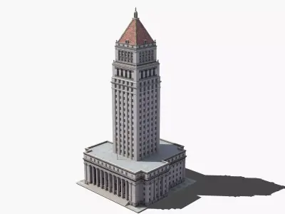 City Courthouse Building 3D model