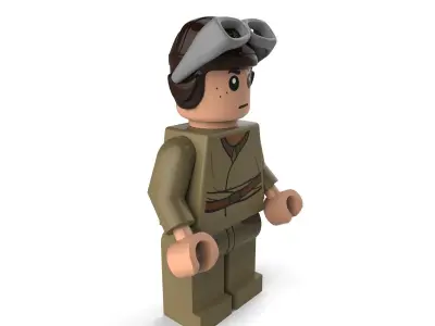 Young Anakin 3D model