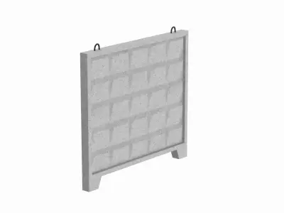 Concrete Wall  3D model