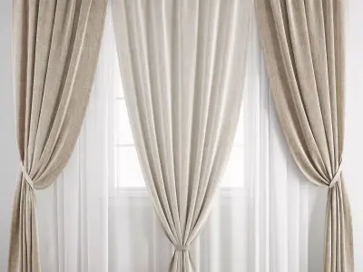 Curtain 340 3D model