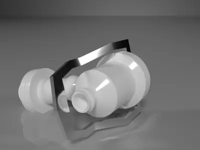 Tap for water filter 3D model