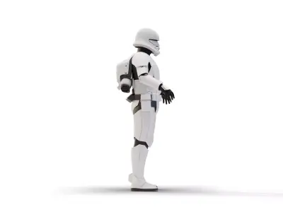 Jet Trooper - Star Wars Low-poly 3D model