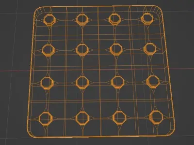 Tactile Pavement Low-poly 3D model