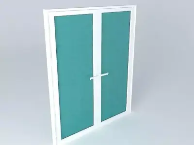 Two Panels door 3D model