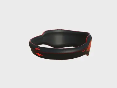 SciFi Glasses B05 Red Black - Character Design Fashion Low-poly 3D model