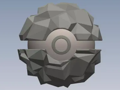 Rock Ball 3D print model