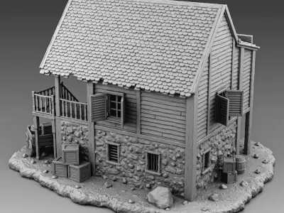 Sheriff house 3D print model