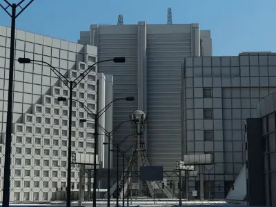 City Intersection  3D model