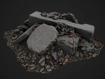 Debris Piles  Free 3D model