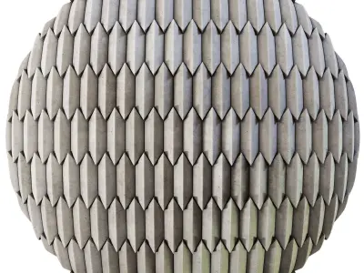 Concrete Acoustic Wall Panel - Seamless Texture