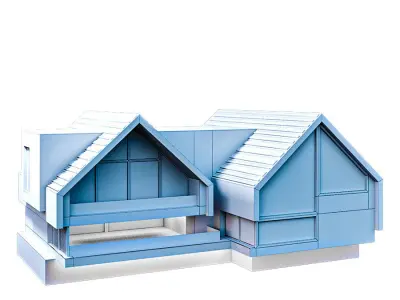MODREN HOUS N5 3D model
