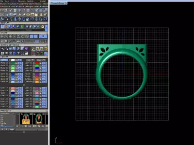 Minimalist luxury ring 3D print model