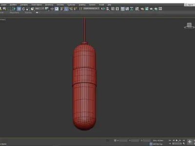 Emilia Mini Pendant Light Low-poly 3D model