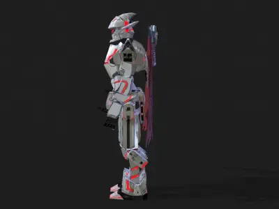 PSO 2 Soro Female And Soro Male Low-poly 3D model