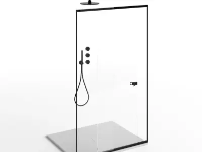 Agape D Type Shower System 3D model