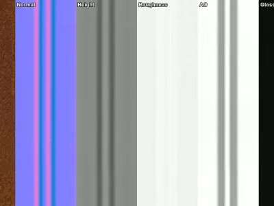 Rusted Metal Panel Texture