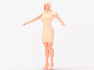 TonyStarks Holographic AI Low-poly 3D model