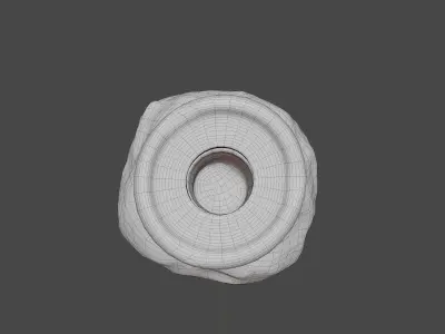 Himalayan Salt Lamp Low-poly 3D model