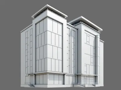 Office Building ID043 3D model