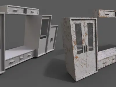 Mega Pack Modern Furniture 3D Model Low-poly 3D model
