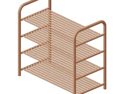 Plastic Exquisite Rack Toy 3D model