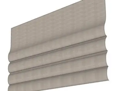 Roman Shade 3D model