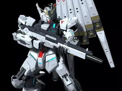 Nu gundam RX-93 3D model