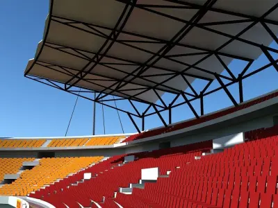 Football Stadium  3D model