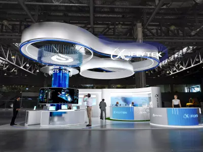 3D model of open exhibition booth 3D model