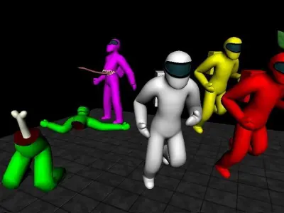 Among Us Low-poly 3D model