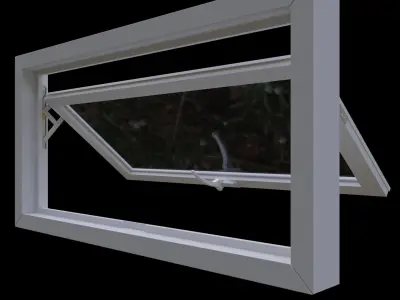 Window for Bathroom 3D model
