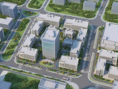 Architectural animation shots 3D model 3D model 3D model