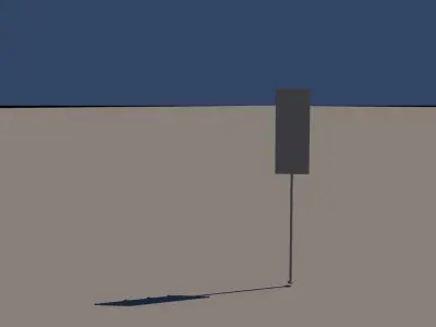 traffic lamp  3D model