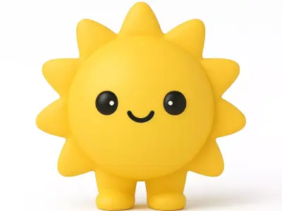 Chibi Sunbeam Buddy 3D print model