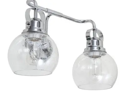 Gilbertson Light Chrome Vanity Light 3D model