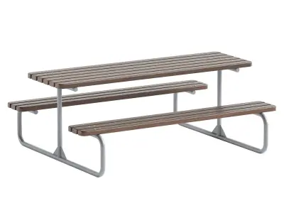 METAL PICNIC TABLE 113 3D model