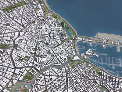 Palma Low-poly 3D model