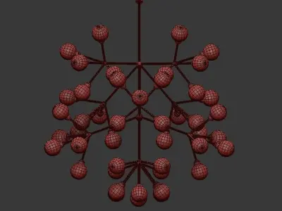 Tech Lighting Mara Grande Chandelier 3D model