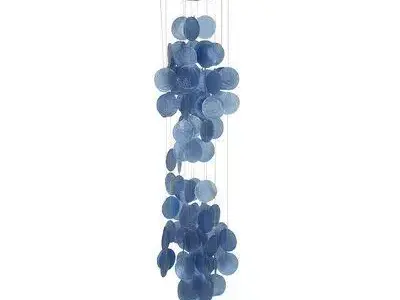Coconut Shell and Oyster Shells Wind Chime 3D model