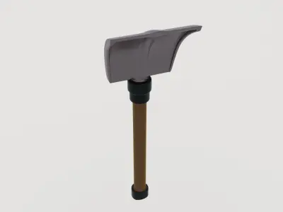 Lego Shovel and broom 3D model
